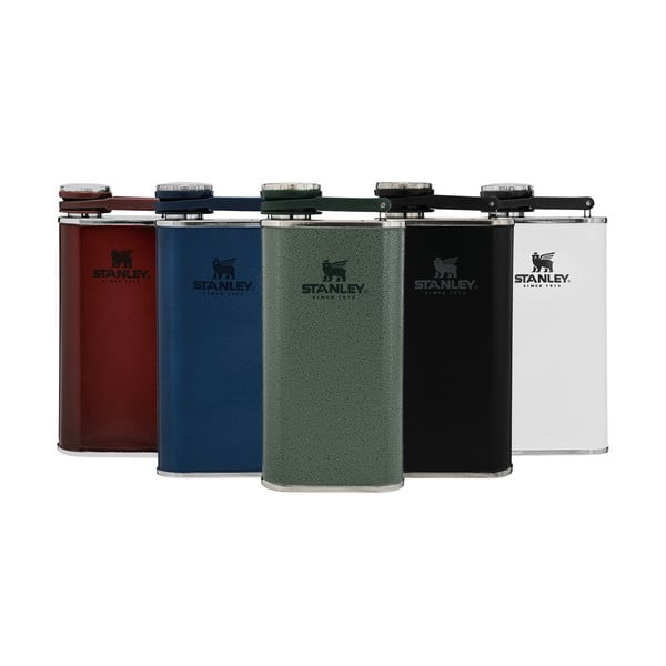 Zaļa nerūsējošā tērauda blašķe 230 ml Easy-Fill Wide Mouth Flask Hammer Tone Green – Stanley-image-2