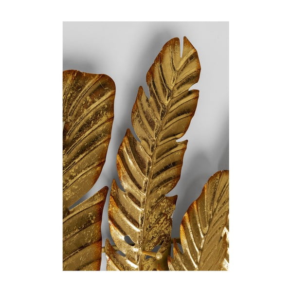 Metāla sienas pakaramais zelta krāsā Kare Design Leaf, platums 86 cm-image-3