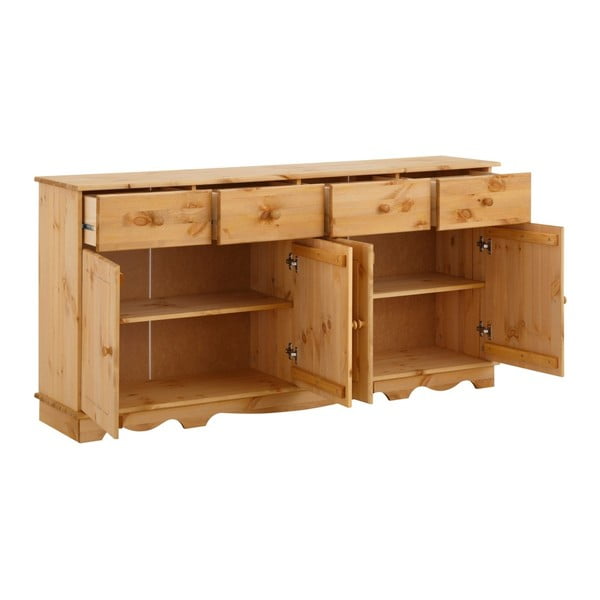 Četru durvju priedes masīvkoka bufete Støraa Cheryl-image-2