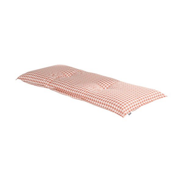 Oranži balts dārza sēdekļa spilvens Hartman Poule, 120 x 50 cm-image-1