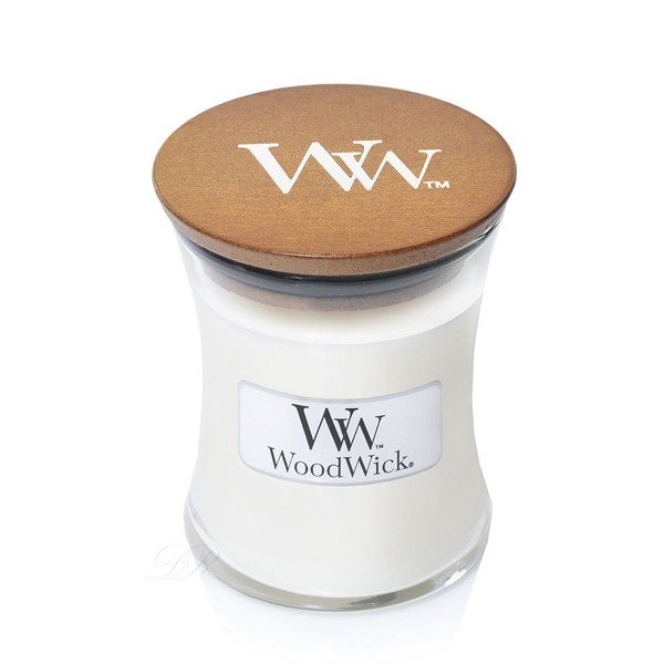 Aromatizēta svece ar svaigi mazgātas veļas smaržu WoodWick Clean Laundry, degšanas laiks 20 stundas-image-1