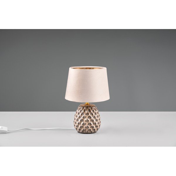 Bēša galda lampa (augstums 27 cm) Ariana – Reality-image-3