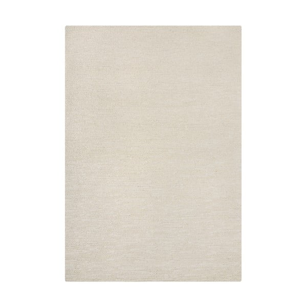 Ziloņkaula krāsas ar rokām darināts vilnas paklājs 120x170 cm Harris Boucle – Flair Rugs