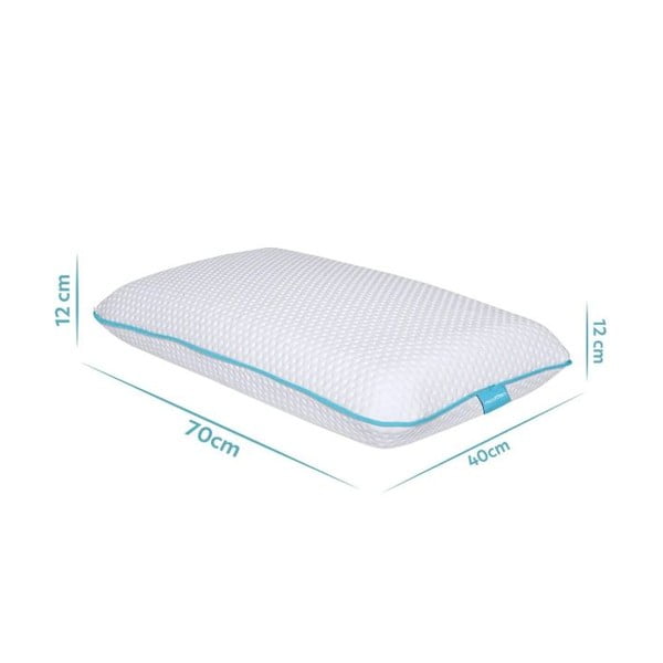 Anatomiskais spilvens ar atmiņas putu pildījumu 40x70 cm – Mila Home-image-3