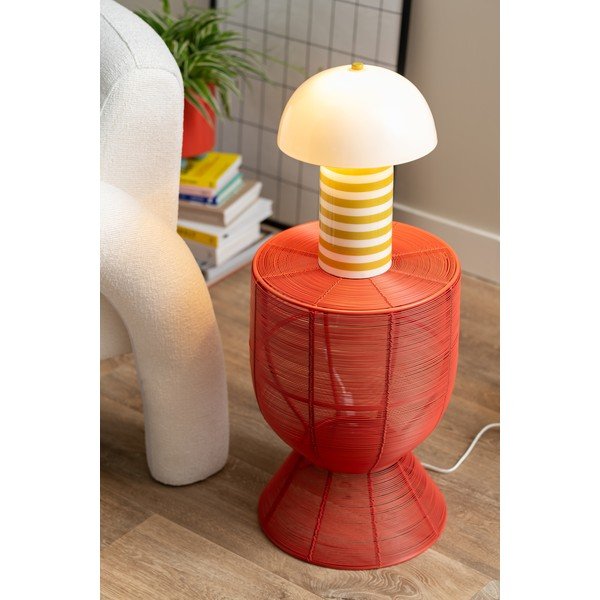 Metāla apaļš sānu galdiņš ø 30,5 cm Cuerda Tambor – Leitmotiv-image-1