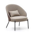 Gaiši brūns atpūtas krēsls Eamy – Kave Home