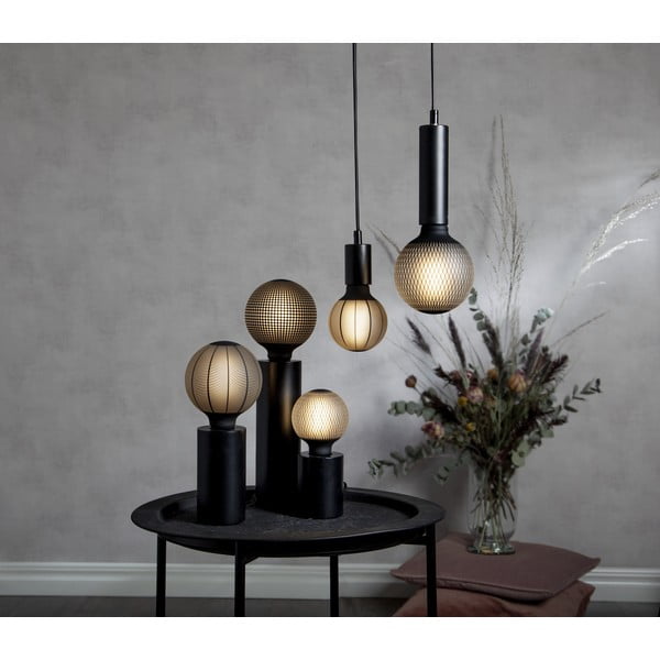 Melna lampas pamatne 25 cm Tub – Star Trading-image-3