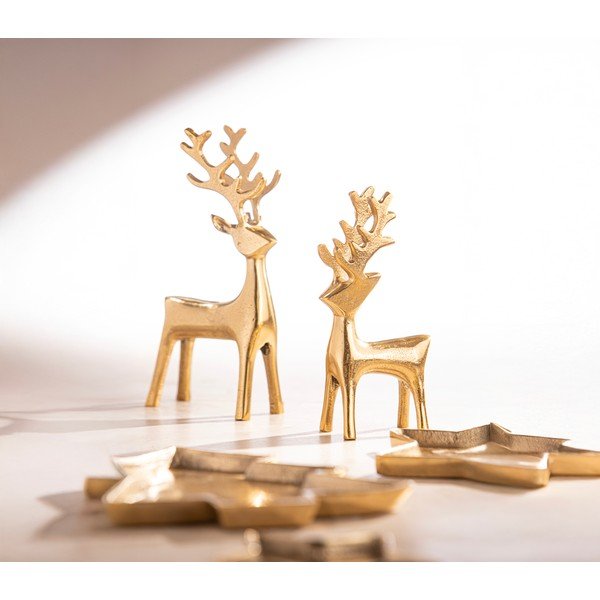 Metāla Ziemassvētku figūriņa (augstums 11 cm) Noelle Reindeer – Ladelle-image-3