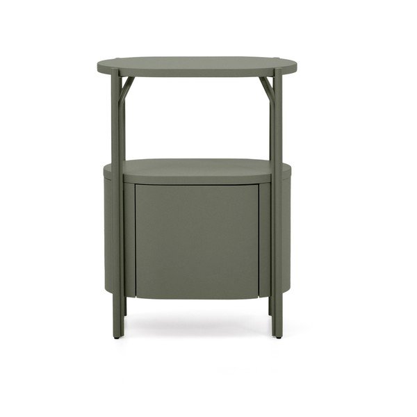 Zaļš skapītis zem izlietnes 60x81 cm Arely – Kave Home