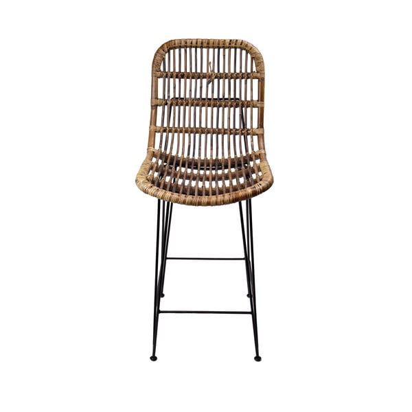 Brūns rotangpalmas bāra krēsls 106 cm – Ego Dekor-image-1