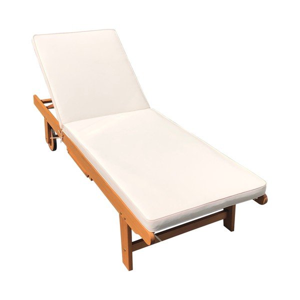 Krēmkrāsas/dabīga toņa masīvkoka dārza zvilnis San Diego – Garden Pleasure-image-2