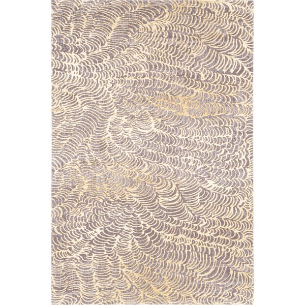 Bēšs vilnas paklājs 100x180 cm Koi – Agnella