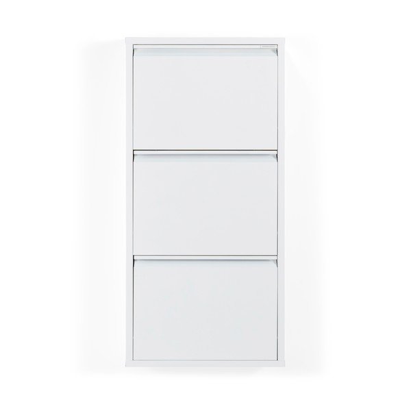 Balts metāla atverams apavu plaukts 50x103x15 cm Billy – Spinder Design-image-3