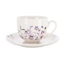 Balta/violeta porcelāna tasīte 280 ml Louka – Orion