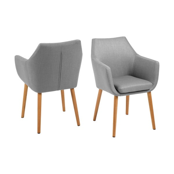 Gaiši pelēks krēsls Actona Nora-image-3