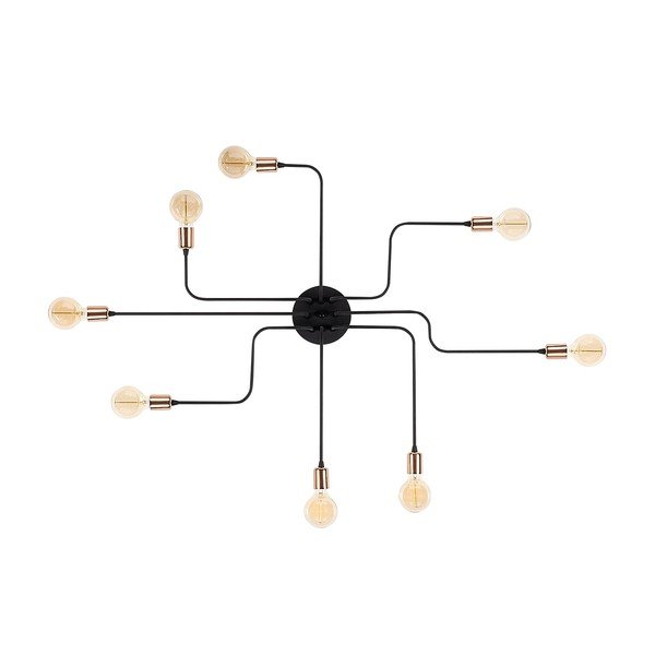 Melna/bronzas krāsas sienas lampa Truva – Opviq lights-image-3