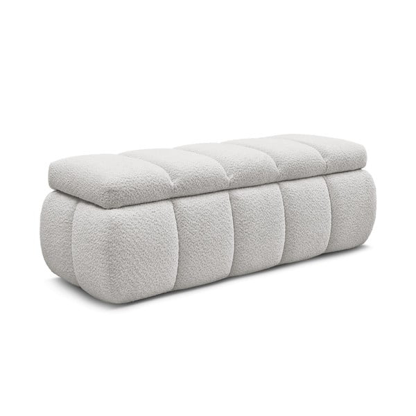 Gaiši pelēks sols no buklē auduma – Bobochic Paris-image-3