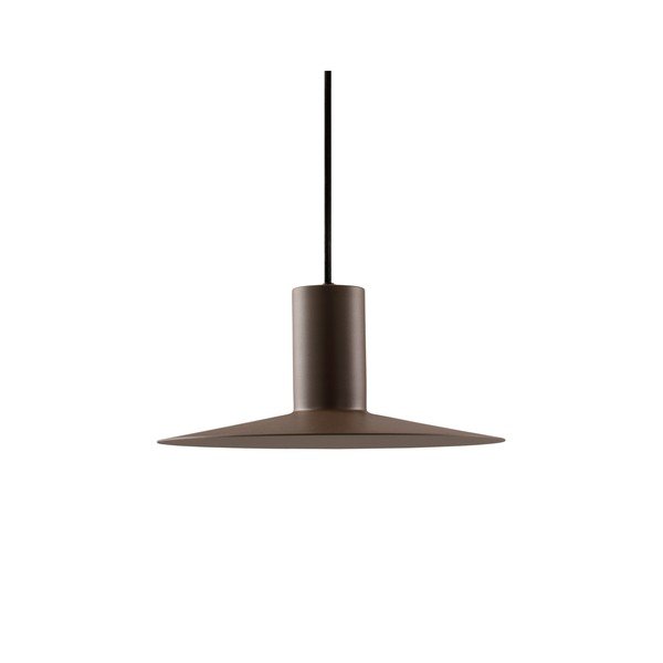 Brūna alumīnija piekaramā lampa ar regulējamu spilgtumu ø 25 cm Evan – Jotex