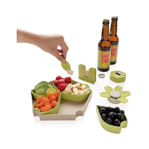 Zaļš 4 daļu servēšanas komplekts XD Design Collection-image-2