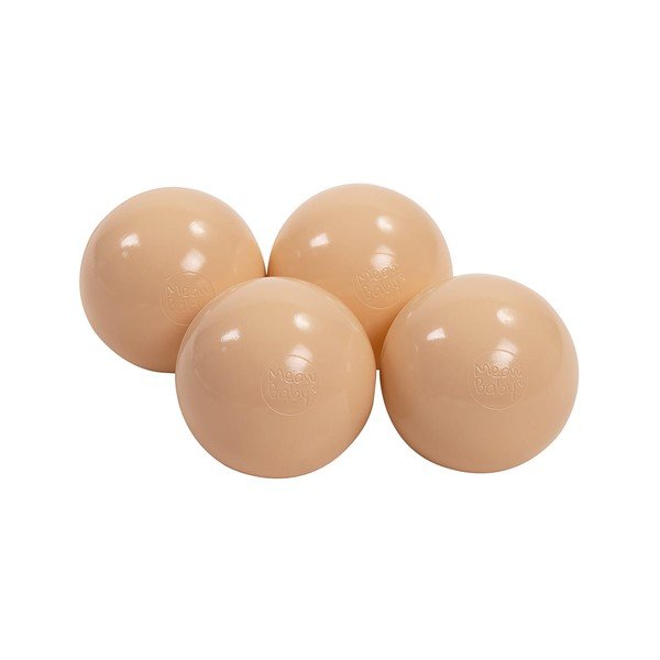 Gaiši brūns samta bumbu baseins ø 90x30 cm Montessori – Meowbaby-image-3