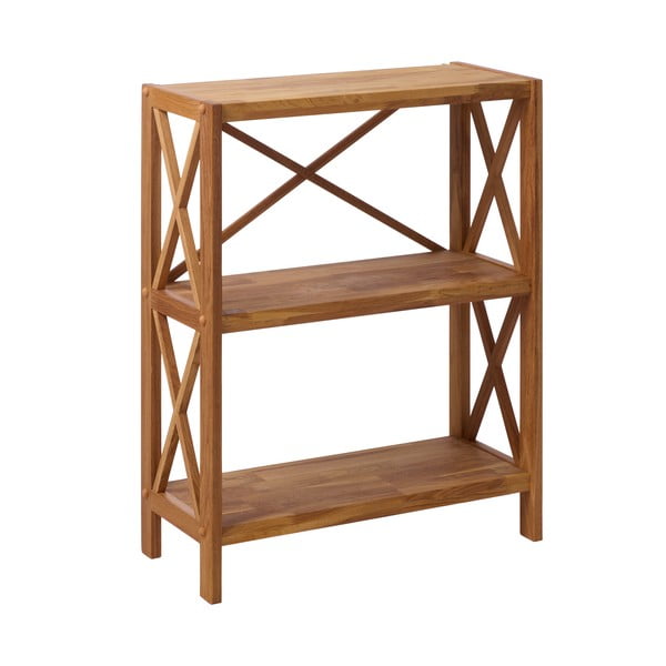 Dabīga toņa ozola masīvkoka plaukts 70x87 cm X-Shelf – Unique Furniture-image-2