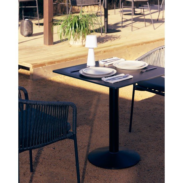 Metāla dārza ēdamgalds 68x68 cm Esilda – Kave Home-image-1