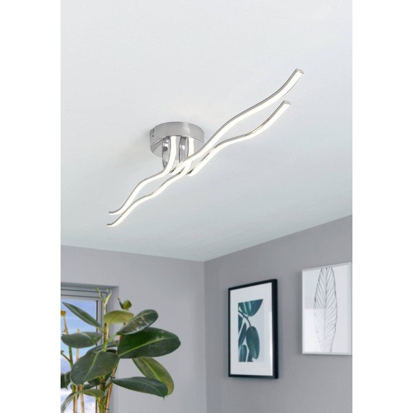 Sudraba krāsas LED griestu lampa 16x108,5 cm RONCADE – EGLO-image-1