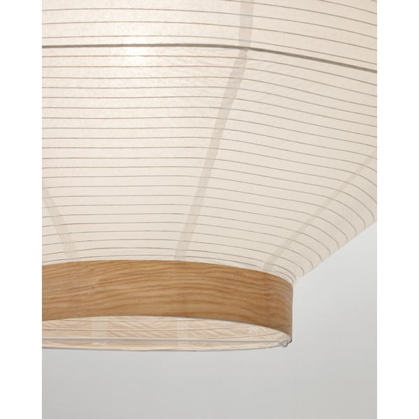 Balts abažūrs ø 80 cm Hila – Kave Home-image-4