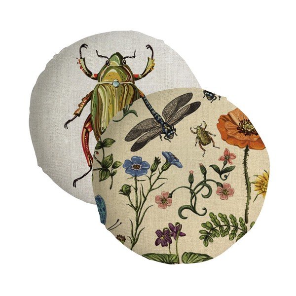 Abpusējs spilvens Madre Selva Tierra Bella, ⌀ 45 cm-image-3