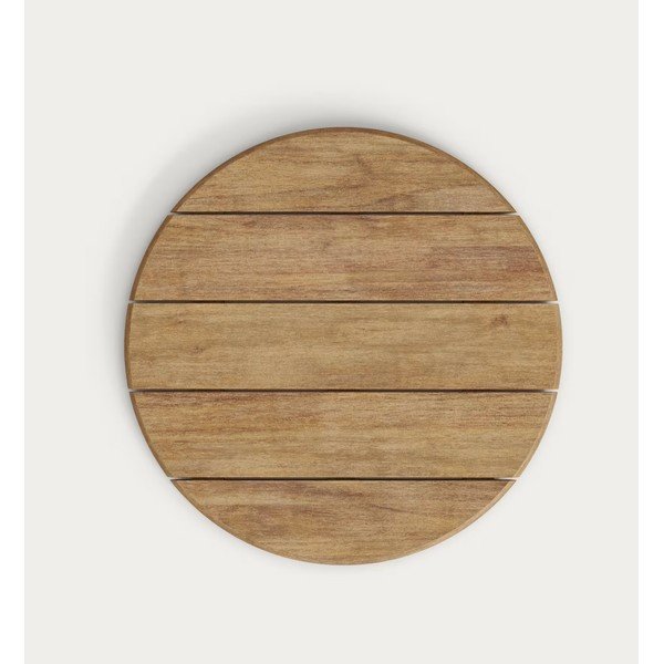 Apaļš dārza ēdamgalds ar akācijas koka galda virsmu ø 70 cm Saura – Kave Home-image-3