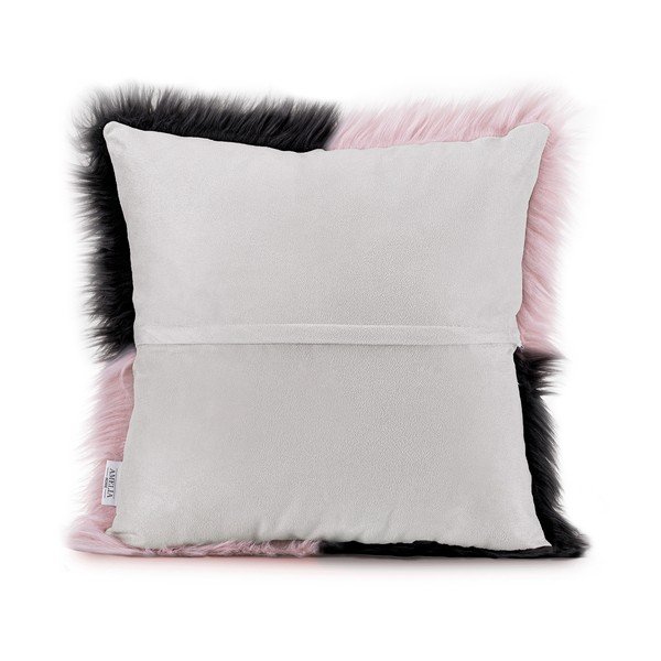 2 spilvendrānu komplekts AmeliaHome Nancy Black Lightpink, 45 x 45 cm-image-2
