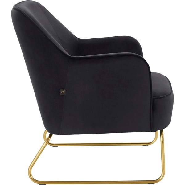 Melns samta krēsls Joshua – Støraa-image-3