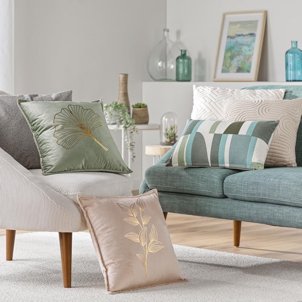 Samta spilvendrāna 45x45 cm Oxalis – douceur d'intérieur-image-3