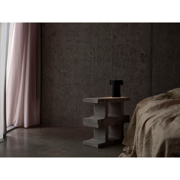 Melna plastmasas LED galda lampa (augstums 18 cm) Oblong – Zone-image-1