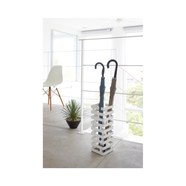 Balts lietussargu statīvs YAMAZAKI Brick-image-1