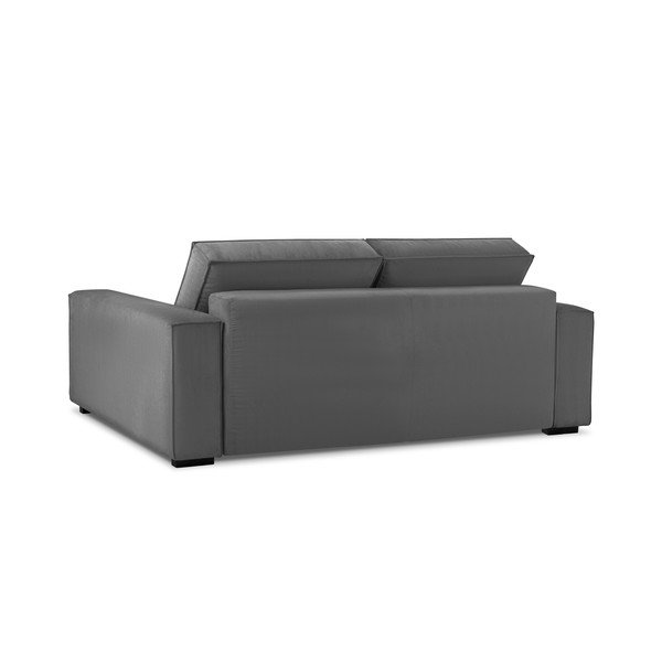 Tumši pelēks velveta izvelkamais dīvāns ar veļas kasti Mazzini Sofas Azalea-image-3
