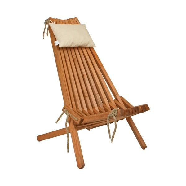 Koka dārza krēsls dabīgā tonī Falun – Garden Pleasure