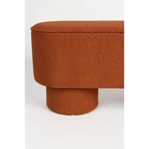 Ķieģeļu sarkans sols no buklē auduma Marcos – White Label-image-3