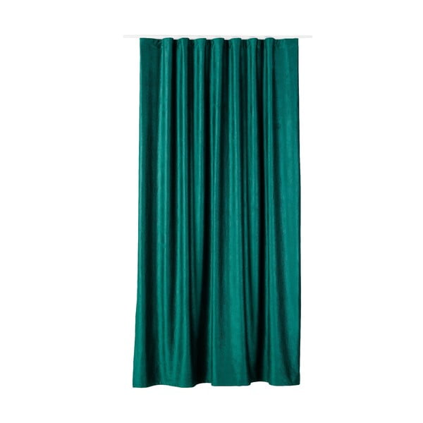 Zaļš samta aizkars 140x260 cm Roma – Mendola Fabrics