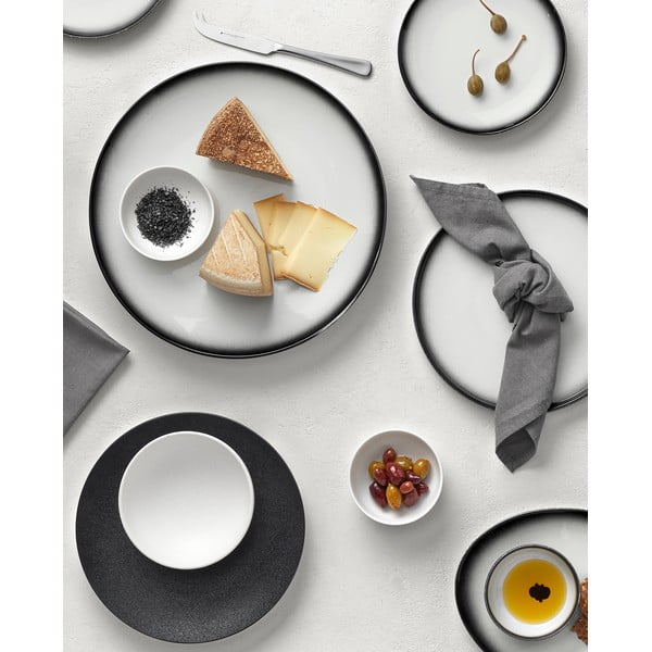 Melnbalts keramikas ovāla šķīvis Maxwell & Williams Caviar, 35 x 25 cm-image-2