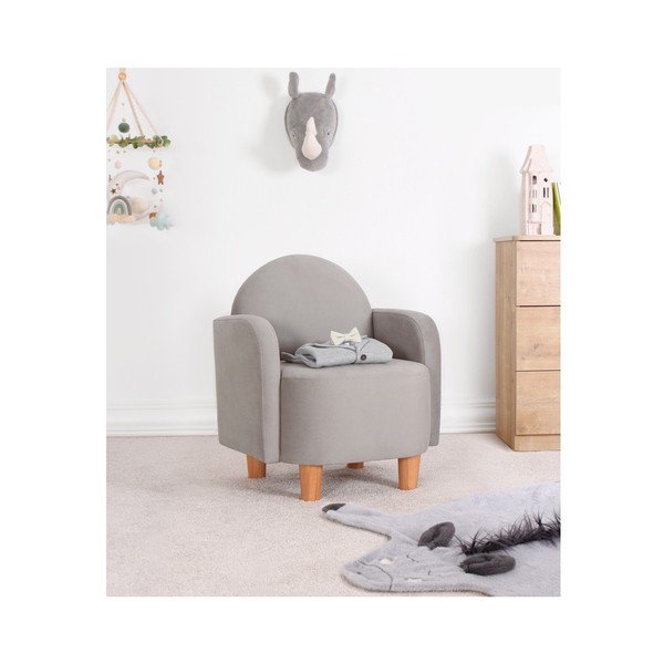 Pelēks bērnu atpūtas krēsls Nock – Artie-image-2