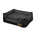 Tumši zila mājdzīvnieku gulta suņiem 80x60 cm Lounge Bed Denim Medieval Blue / Dark Chocolate M – P.L.A.Y.