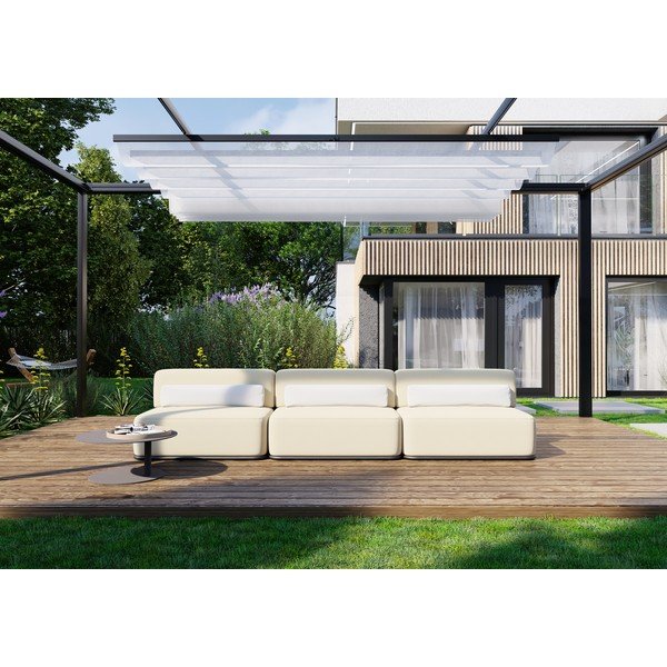 Bēšs dārza modulārais dīvāns 306 cm Straw – Sit Sit-image-4