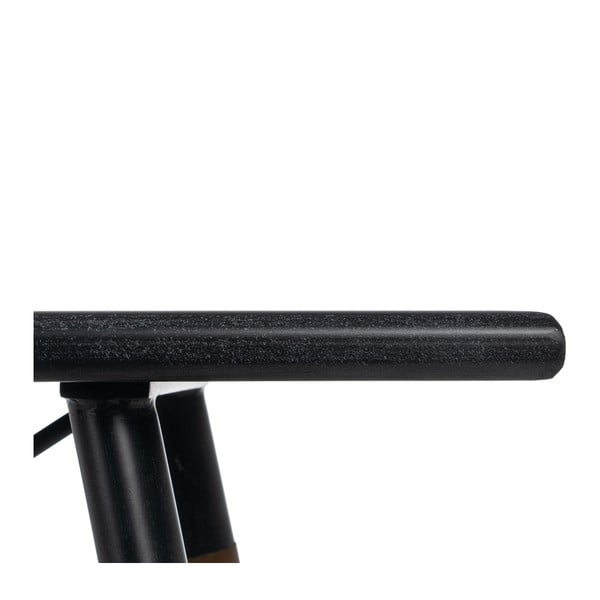 Melns metāla konsoles galds 38x120 cm Oslo – Ixia-image-4