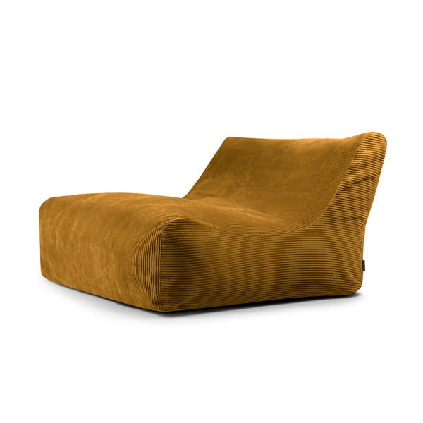 Sinepju dzeltens velveta sēžammaiss Sofa Lounge – SLOWDOWN