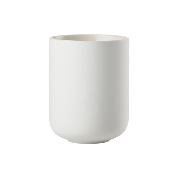 Balts māla trauks zobu birstei Sensu – Zone