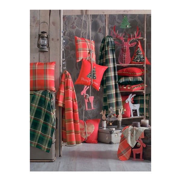 Zaļa un sarkana galda sega Mike & Co. NEW YORK Honey Celebration, 40 x 140 cm-image-2