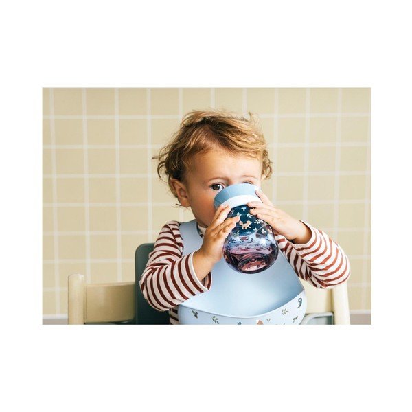Gaiši zila plastmasas bērnu krūze 300 ml Forest Friends – Mepal-image-4