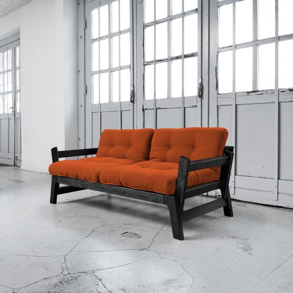 Dīvāns gulta Karup Step Black/Orange