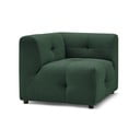 Tumši zaļš dīvāna modulis Kleber – Bobochic Paris